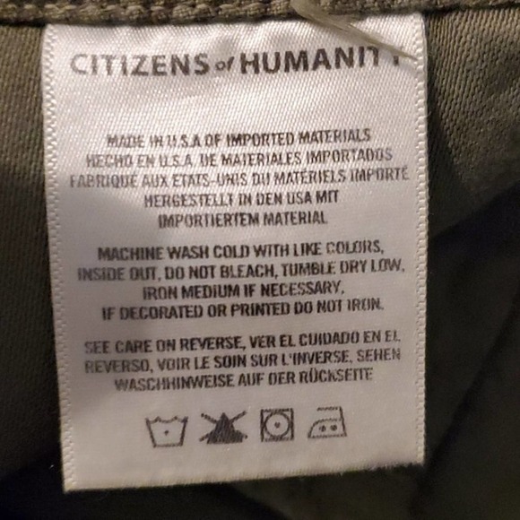 Citizens OF HUMANITY Cassidy Pleat Pocket Short size 30 new!!!‎ - Picture 10 of 10